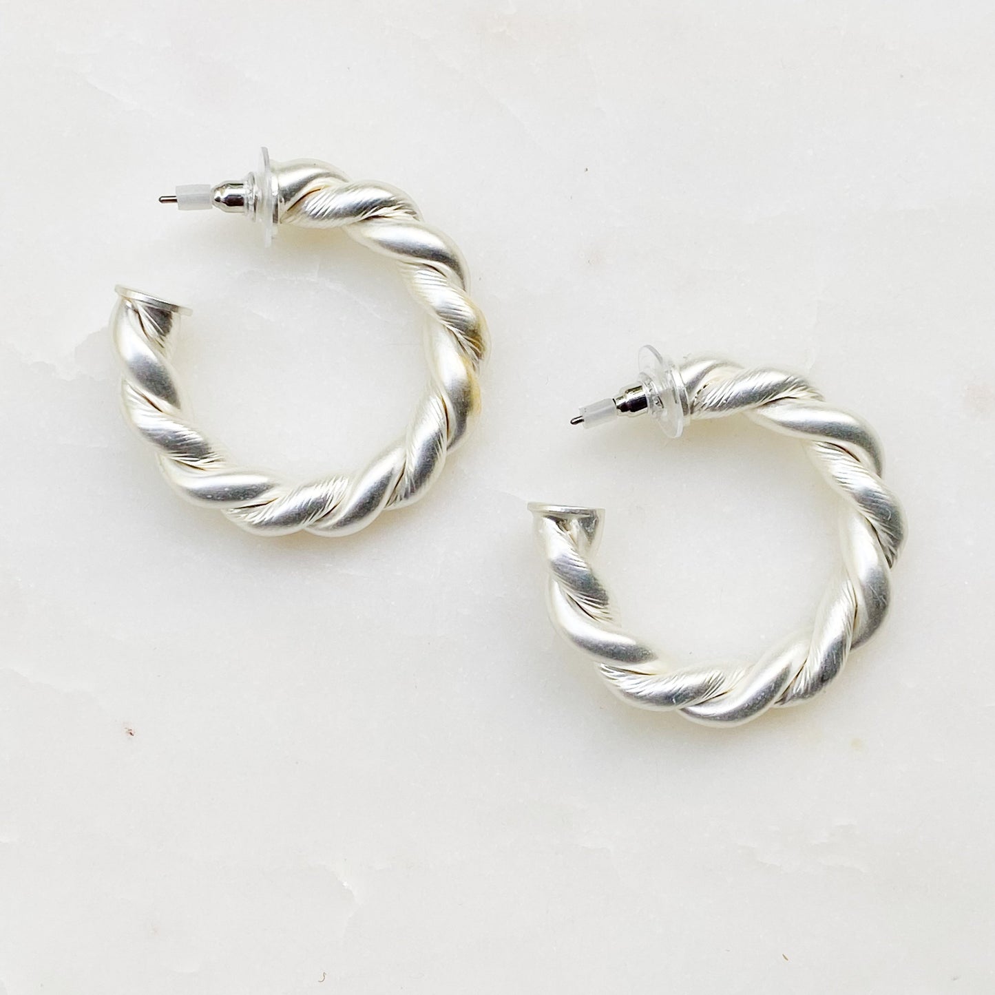 Riley Braided Hoop Earrings