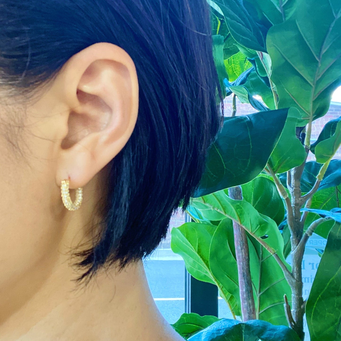 Elegant Shine Hoop Earrings