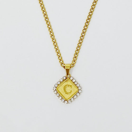 Aztec Delight Initial Necklace