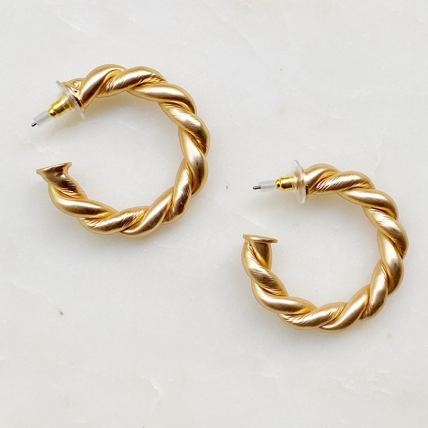 Riley Braided Hoop Earrings