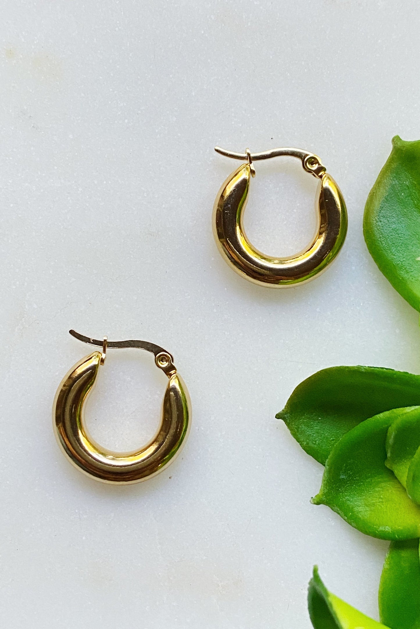 Sienna Huggie Hoop Earrings