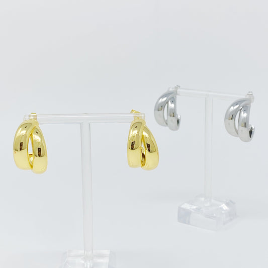 Lean On Me Hoop Earrings