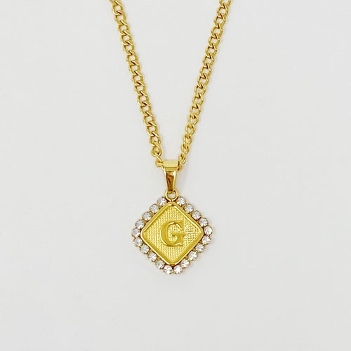 Aztec Delight Initial Necklace