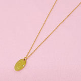 Oblong Face Necklace