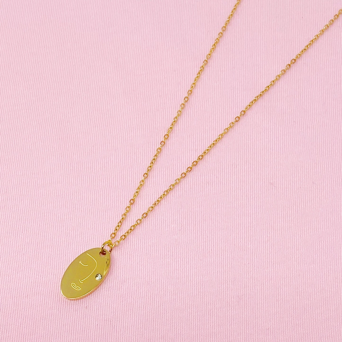 Oblong Face Necklace