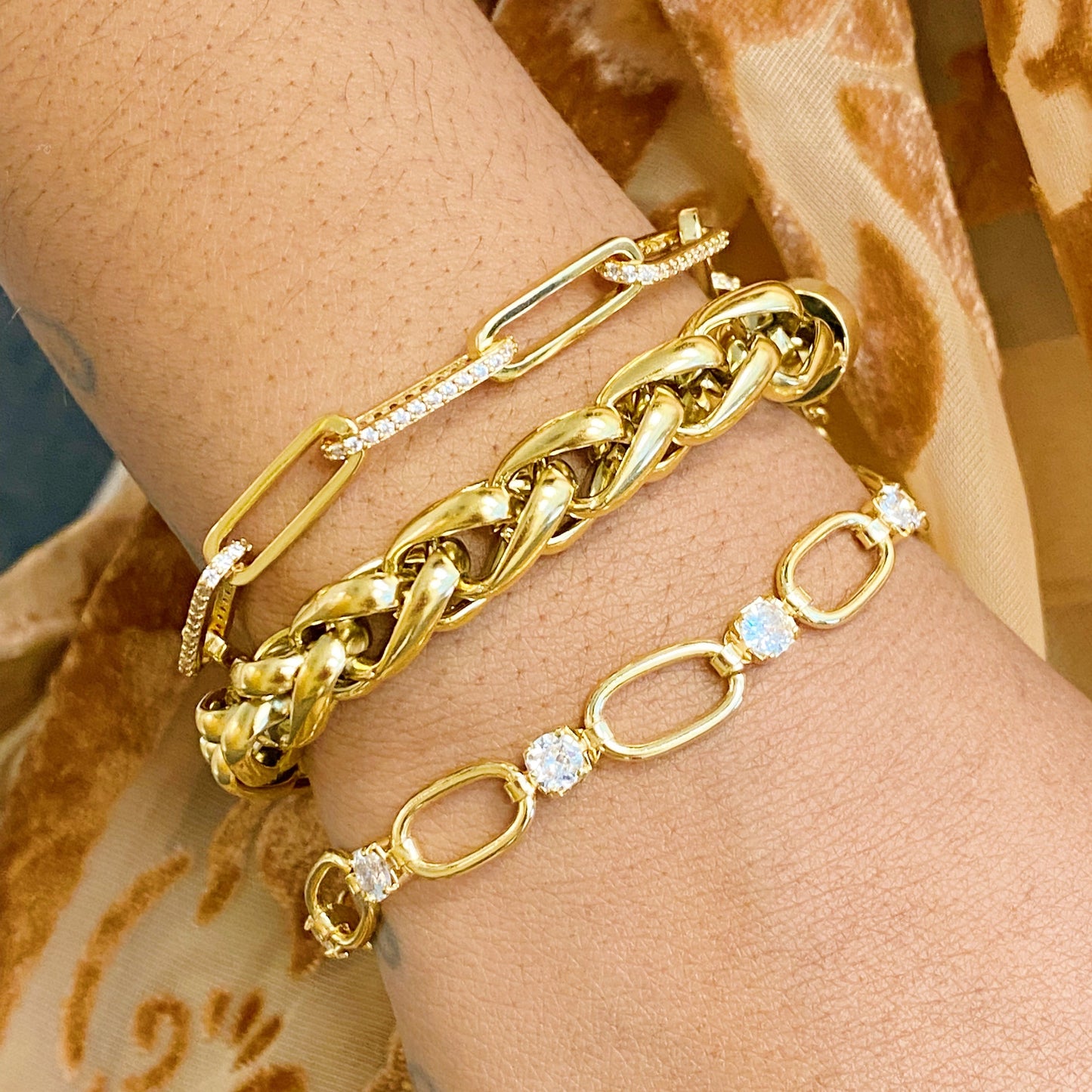 Alternative Shine Link Chain Bracelet